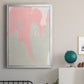 Blushing Abstract IV - Modern Framed Canvas Print