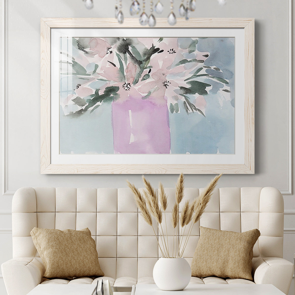 Broken Flowers II - Barnwood Framed Art Print