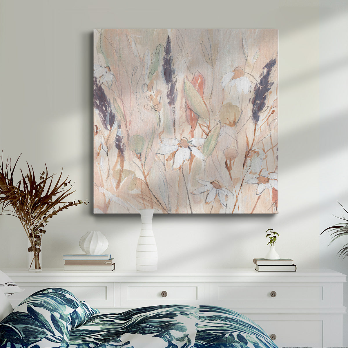 Lavender Flower Field I - Canvas Art Print