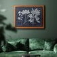 Foliage on Navy VI Premium Framed Canvas- Ready to Hang