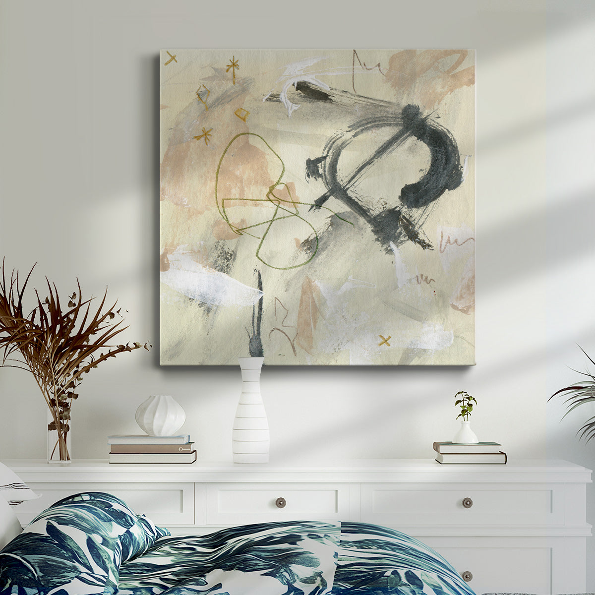 Winking Stars IV-Premium Gallery Wrapped Canvas - Ready to Hang