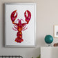 Lobster - Modern Framed Canvas Print