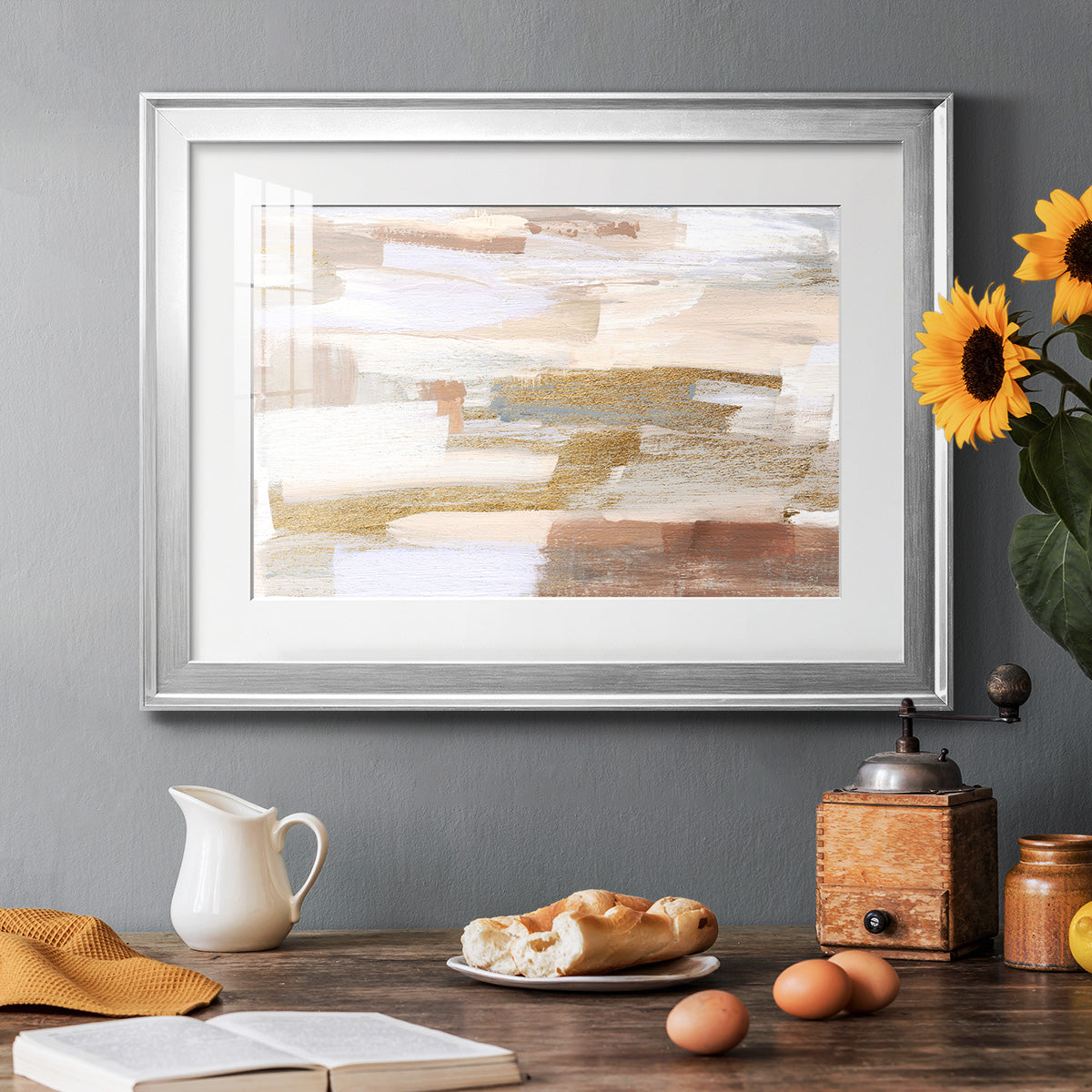 Gold Quartz II Premium Framed Print - Ready to Hang