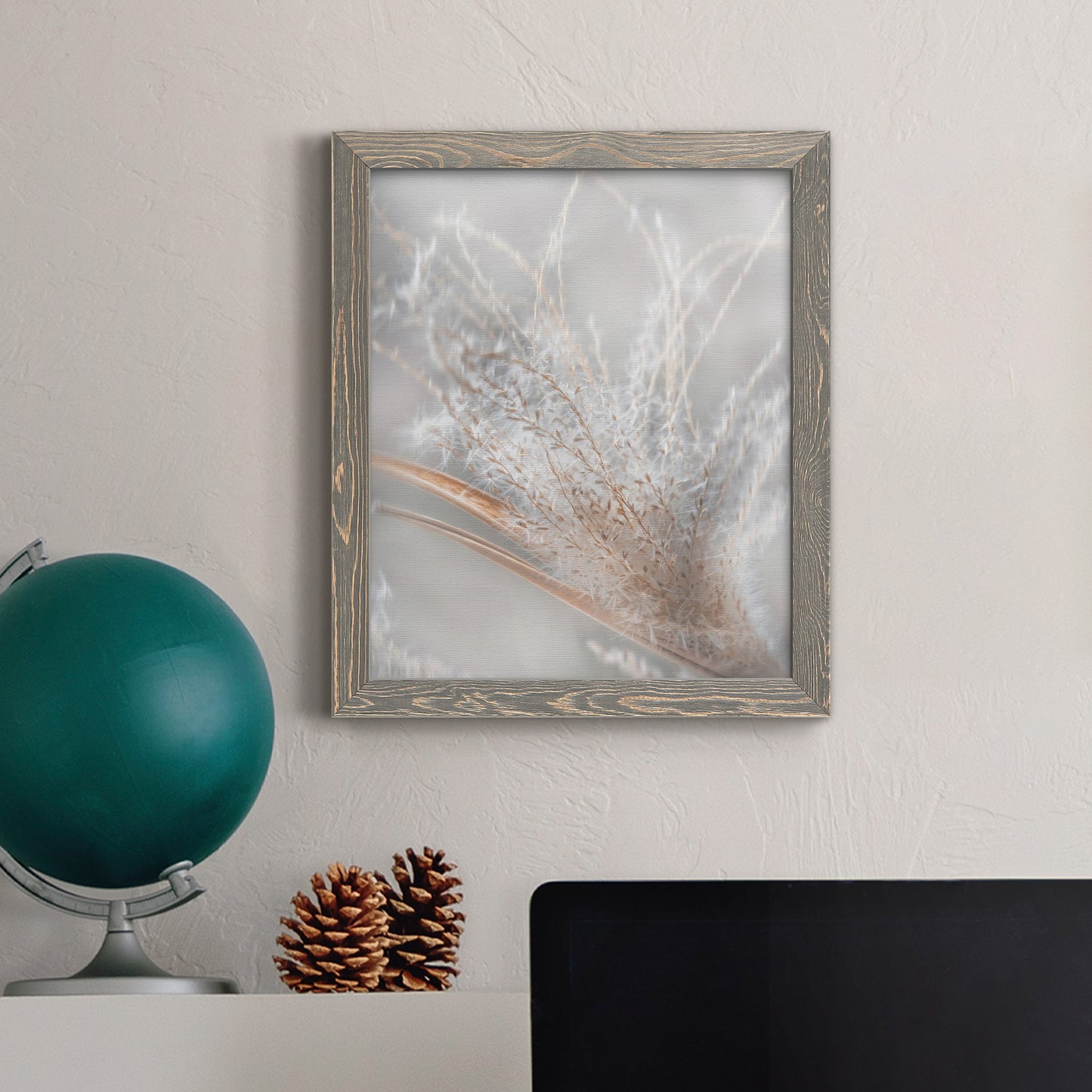 Summer Wisps II - Premium Canvas Framed in Barnwood - Ready to Hang