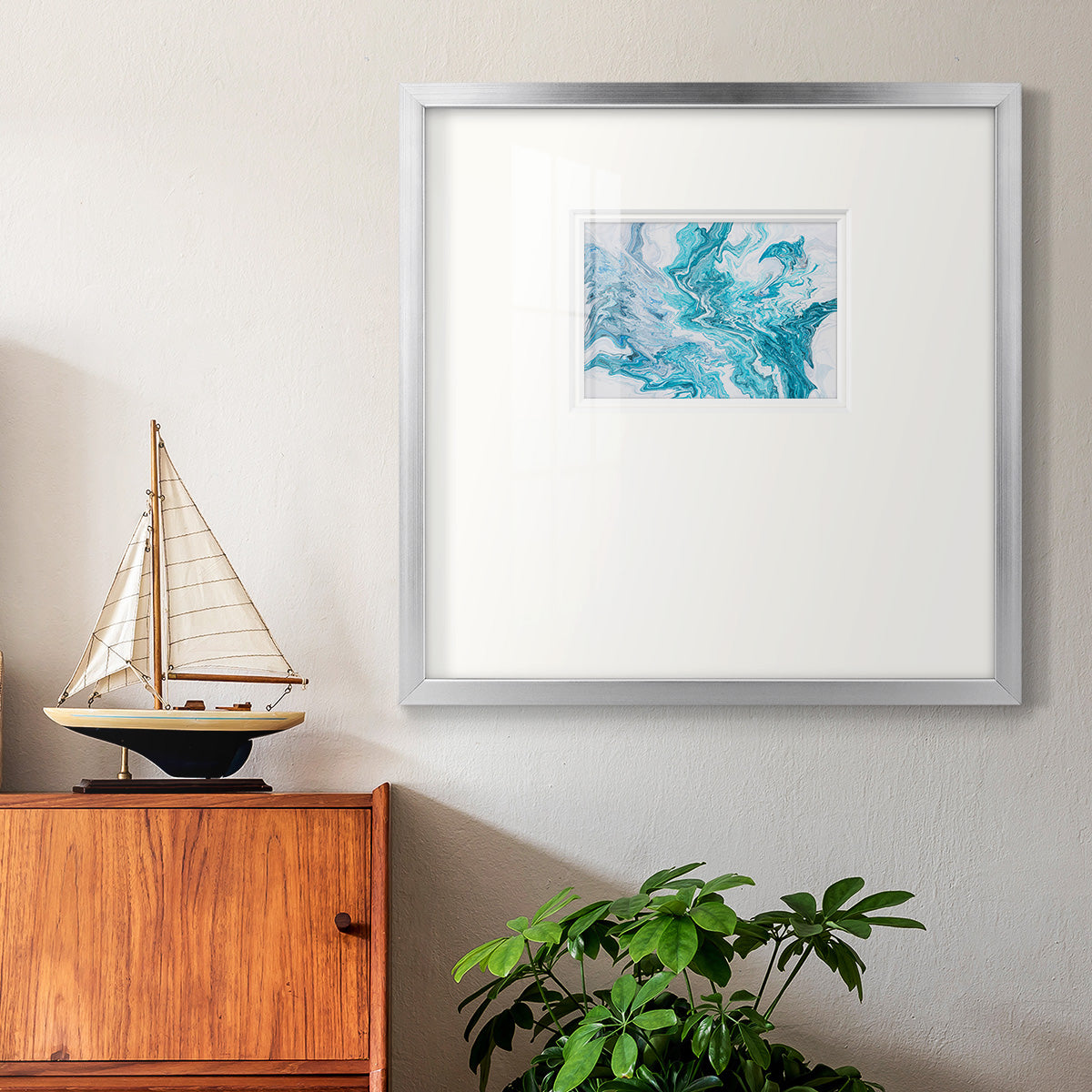 Tide Pool Premium Framed Print Double Matboard