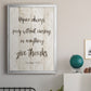 Rejoice Always - Modern Framed Canvas Print