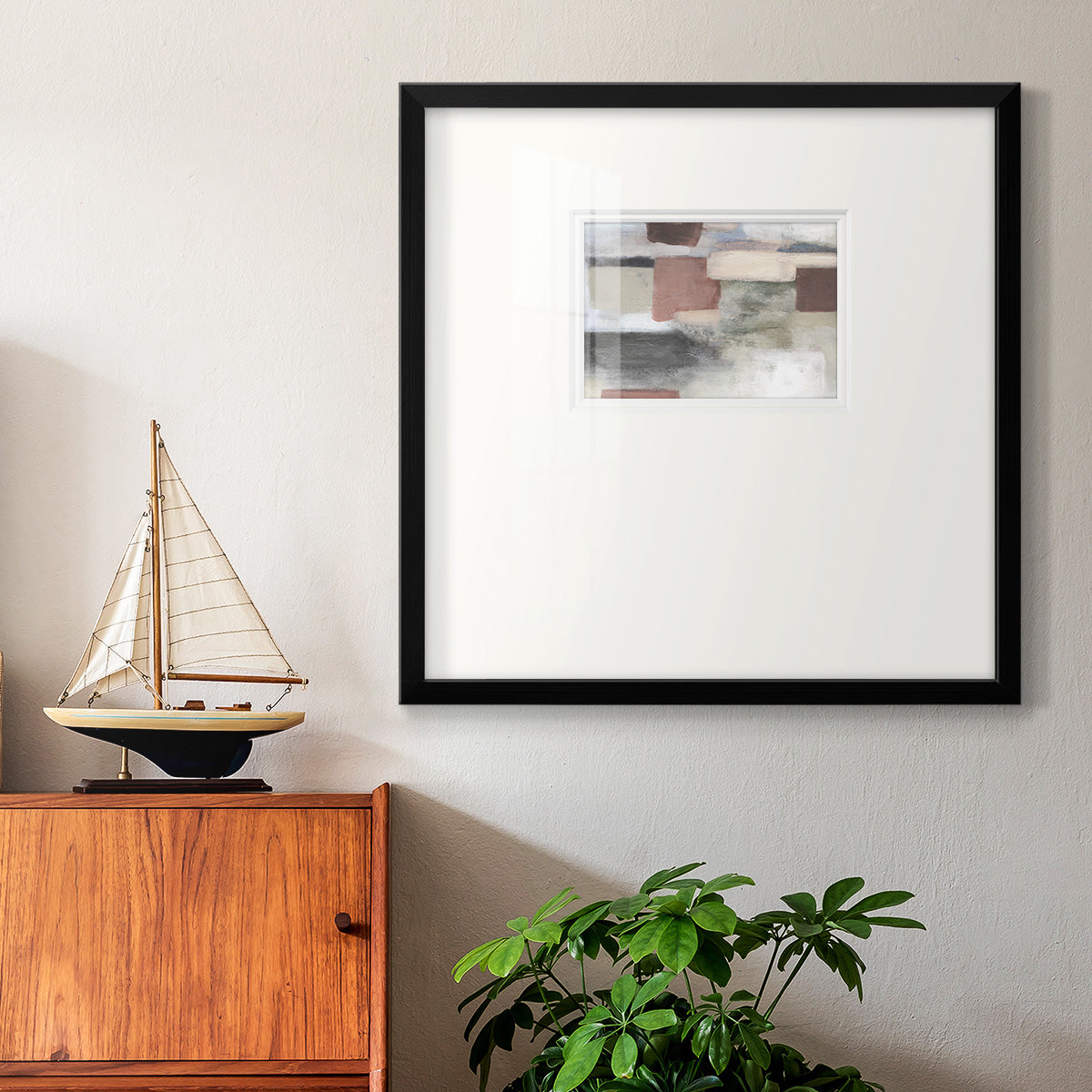 Bright Pastel Premium Framed Print Double Matboard