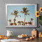 Aruba Palm - Modern Framed Canvas Print