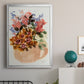 Mauve Bouquet in Teapot II - Modern Framed Canvas Print