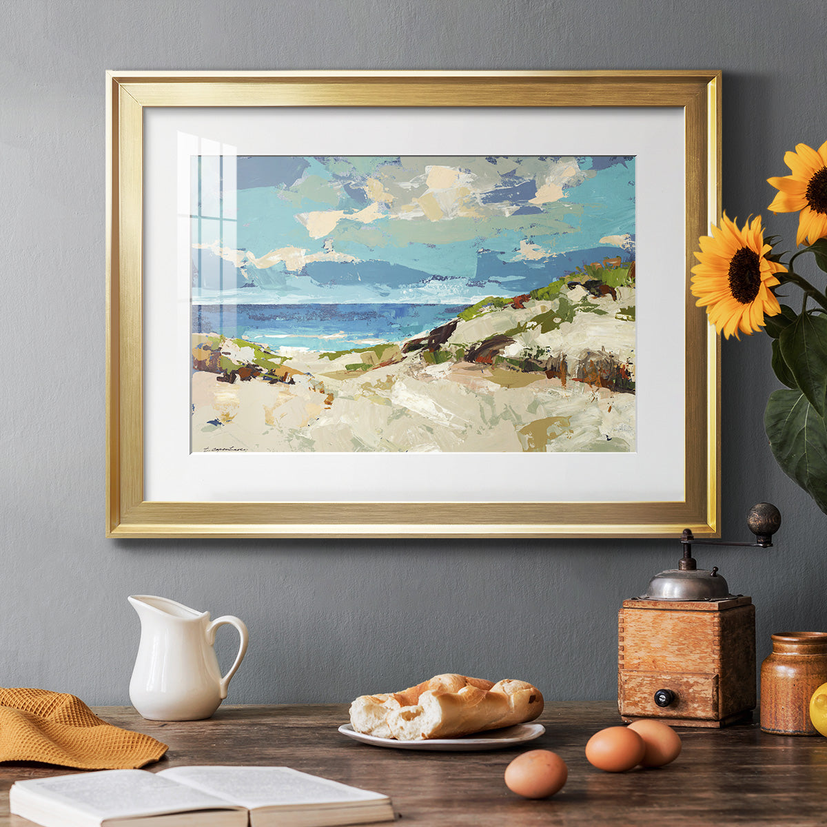 Dunes I Premium Framed Print - Ready to Hang