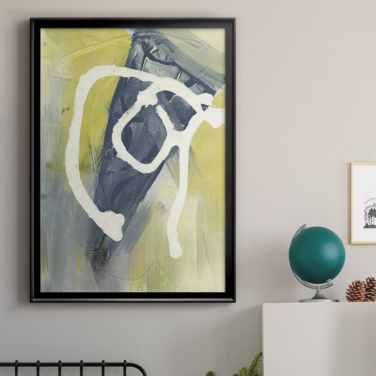 Delightful I - Modern Framed Canvas Print