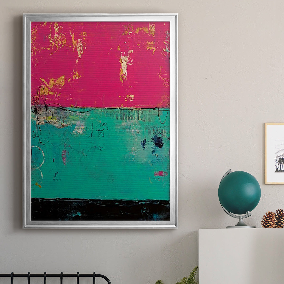 Good Mood - Modern Framed Canvas Print