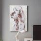 Sitting Dog III Premium Gallery Wrapped Canvas - Ready to Hang