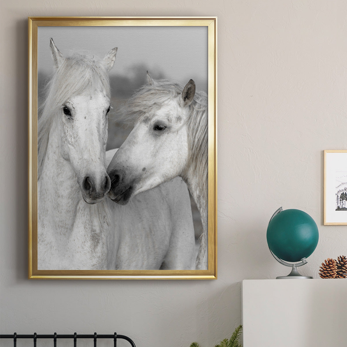 Affection I - Modern Framed Canvas Print