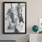 Graphite Abstract III - Modern Framed Canvas Print
