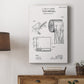 Toilet Paper Patent I Premium Gallery Wrapped Canvas - Ready to Hang