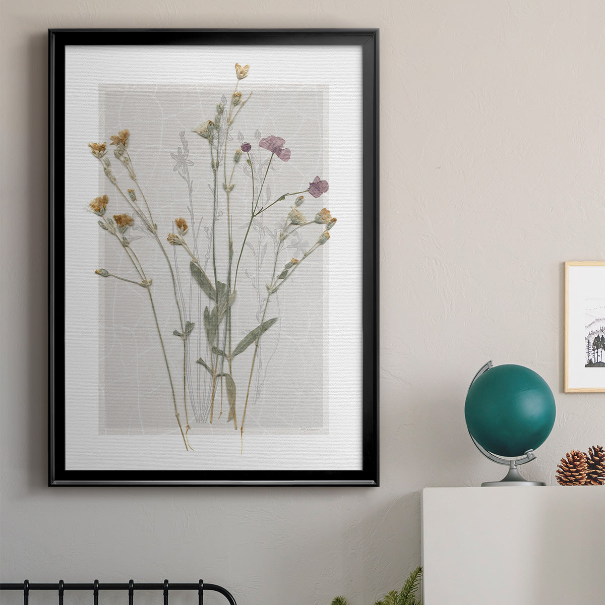 Field Study Page II - Modern Framed Canvas Print