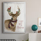 All Roads Lead Home Deer - Modern Framed Canvas Print