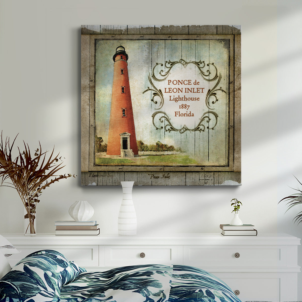 Florida Lighthouse VIII-Premium Gallery Wrapped Canvas - Ready to Hang