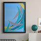 Circulating Flow II - Modern Framed Canvas Print