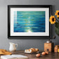 Deep Blue Premium Framed Print - Ready to Hang