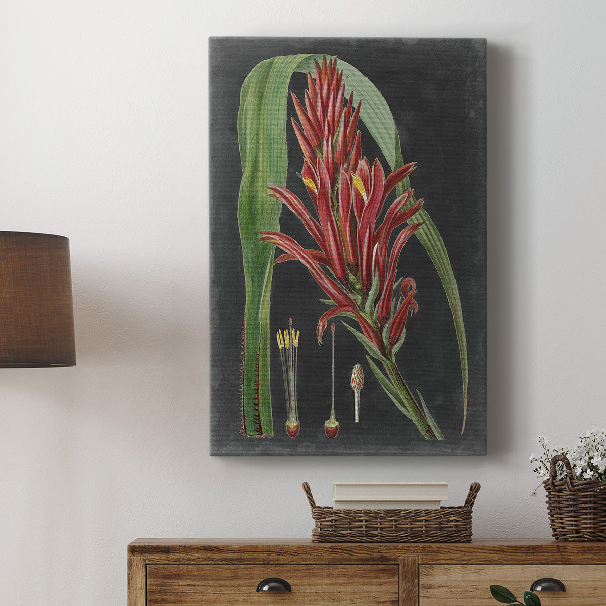 Dramatic Tropicals II Premium Gallery Wrapped Canvas - Ready to Hang