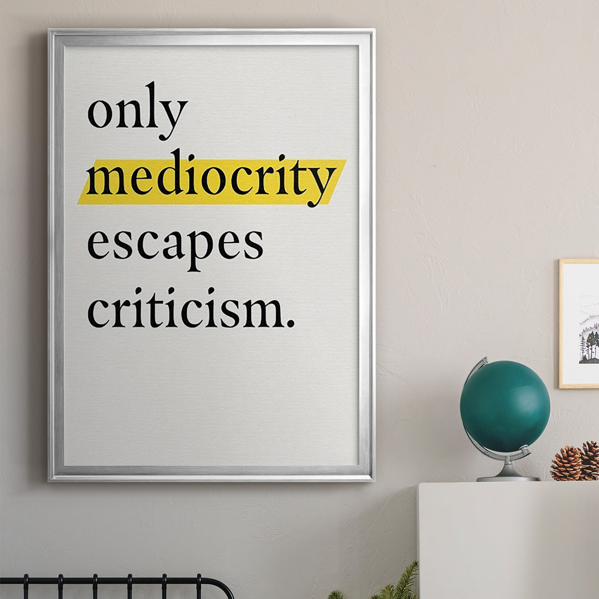 Bro-Inspo II - Modern Framed Canvas Print