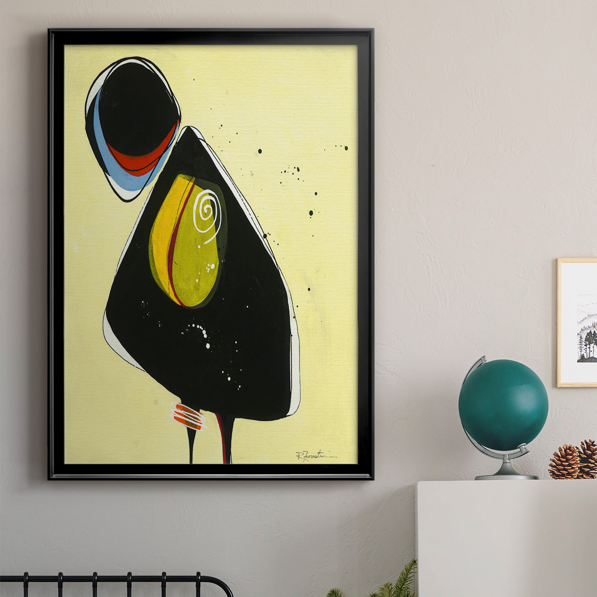 Wanna Play? I - Modern Framed Canvas Print