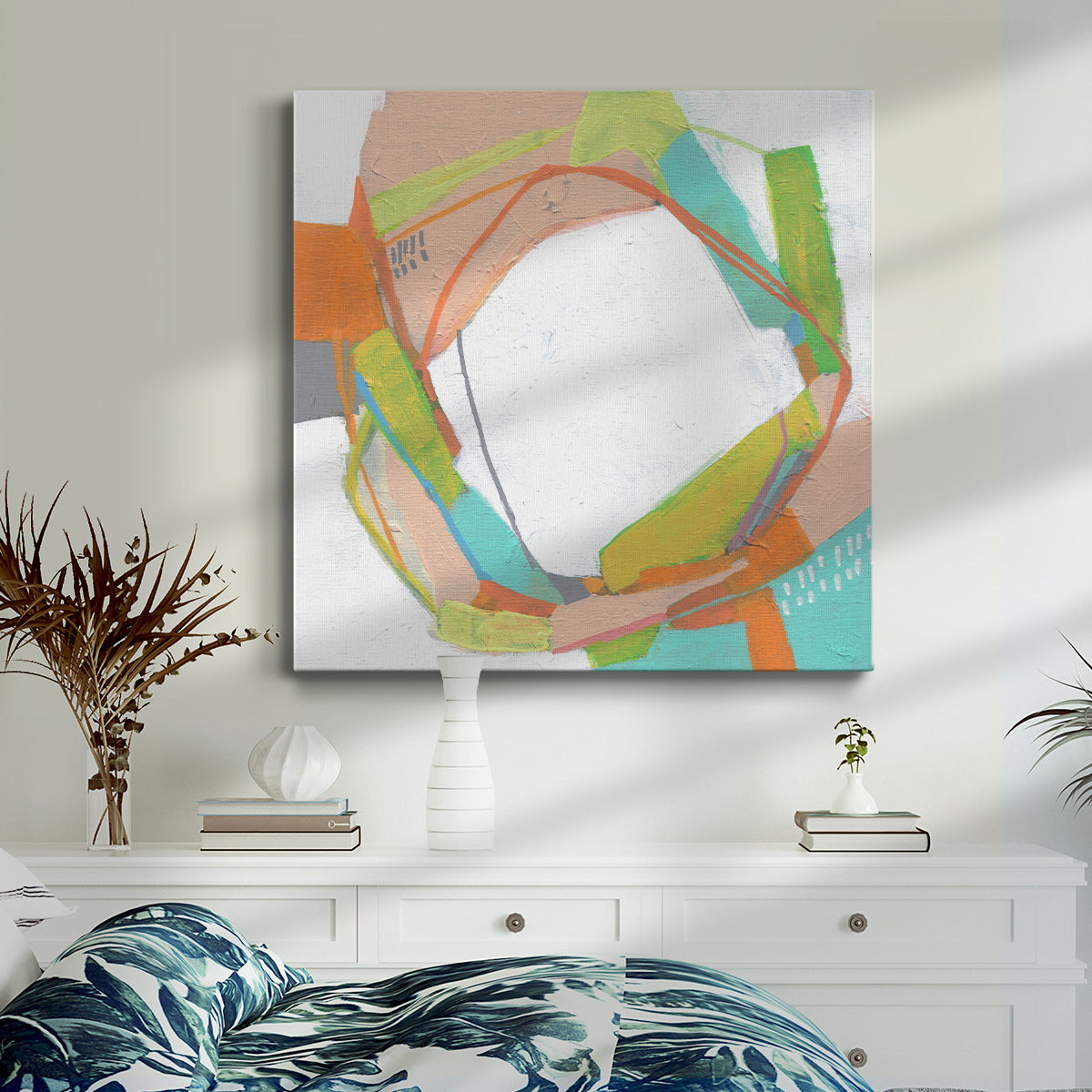 Candy Whorl I - Canvas Art Print