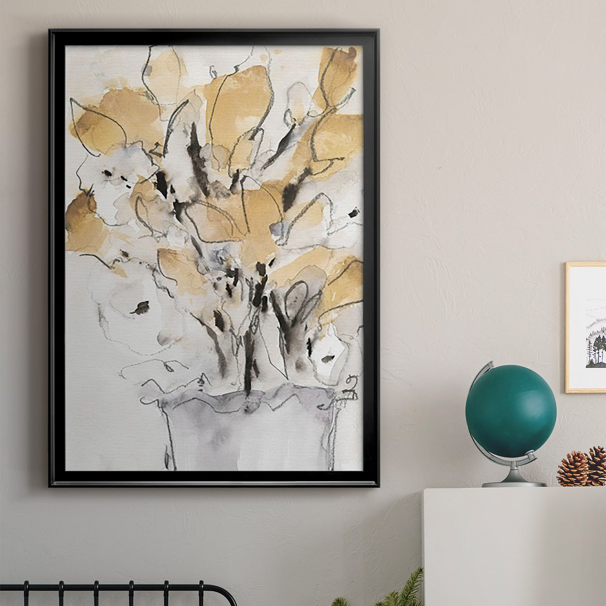Seasonal Gatherings I - Modern Framed Canvas Print