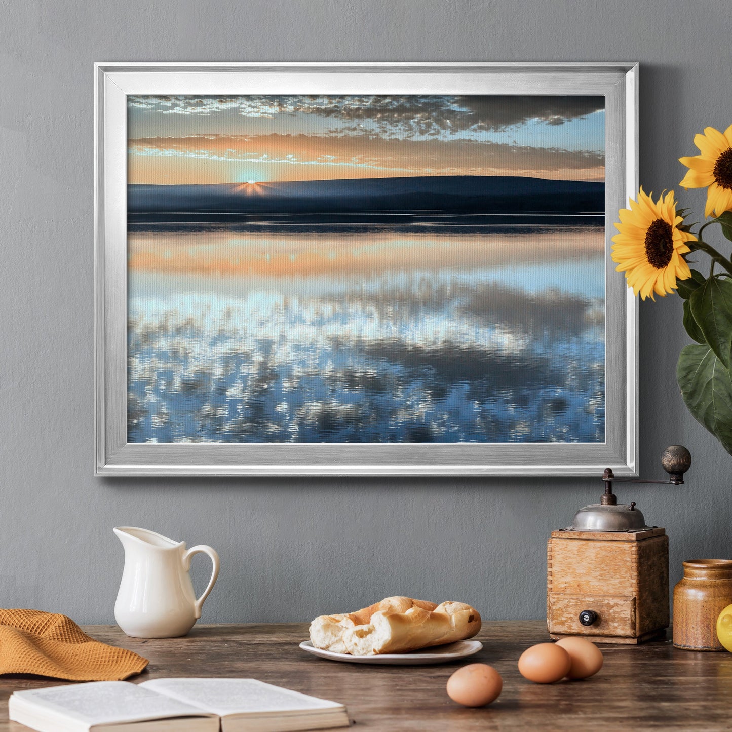 Serene Sunrise Premium Classic Framed Canvas - Ready to Hang