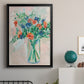Painterly Soft Bouquet II - Modern Framed Canvas Print