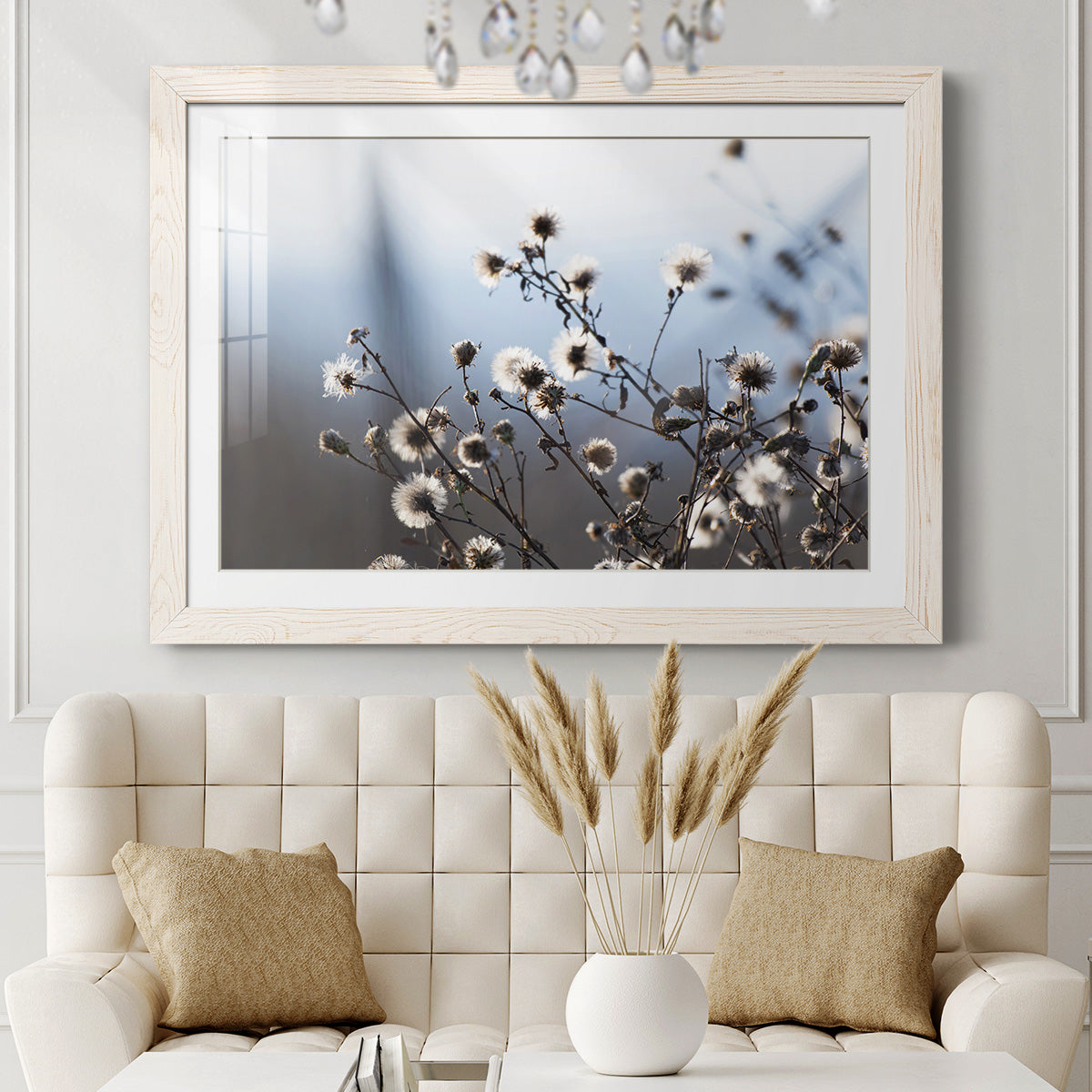 Spring Fluff - Barnwood Framed Art Print