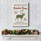 Christmas Farm Sign Collection B - Gallery Wrapped Canvas