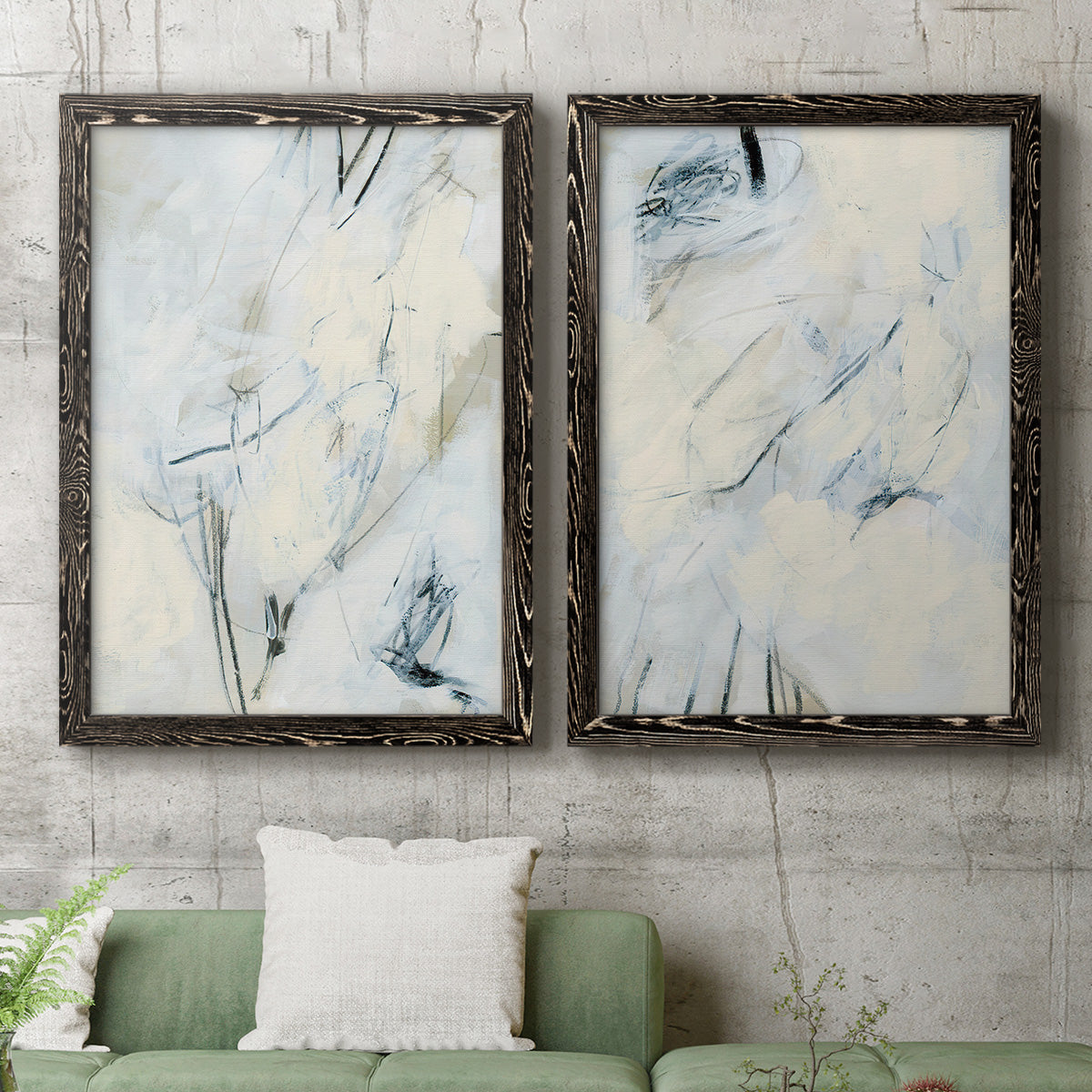 Liminal Space I - Premium Framed Canvas 2 Piece Set - Ready to Hang