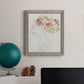 Fashion Floral Silhouette II - Barnwood Framed Canvas Print