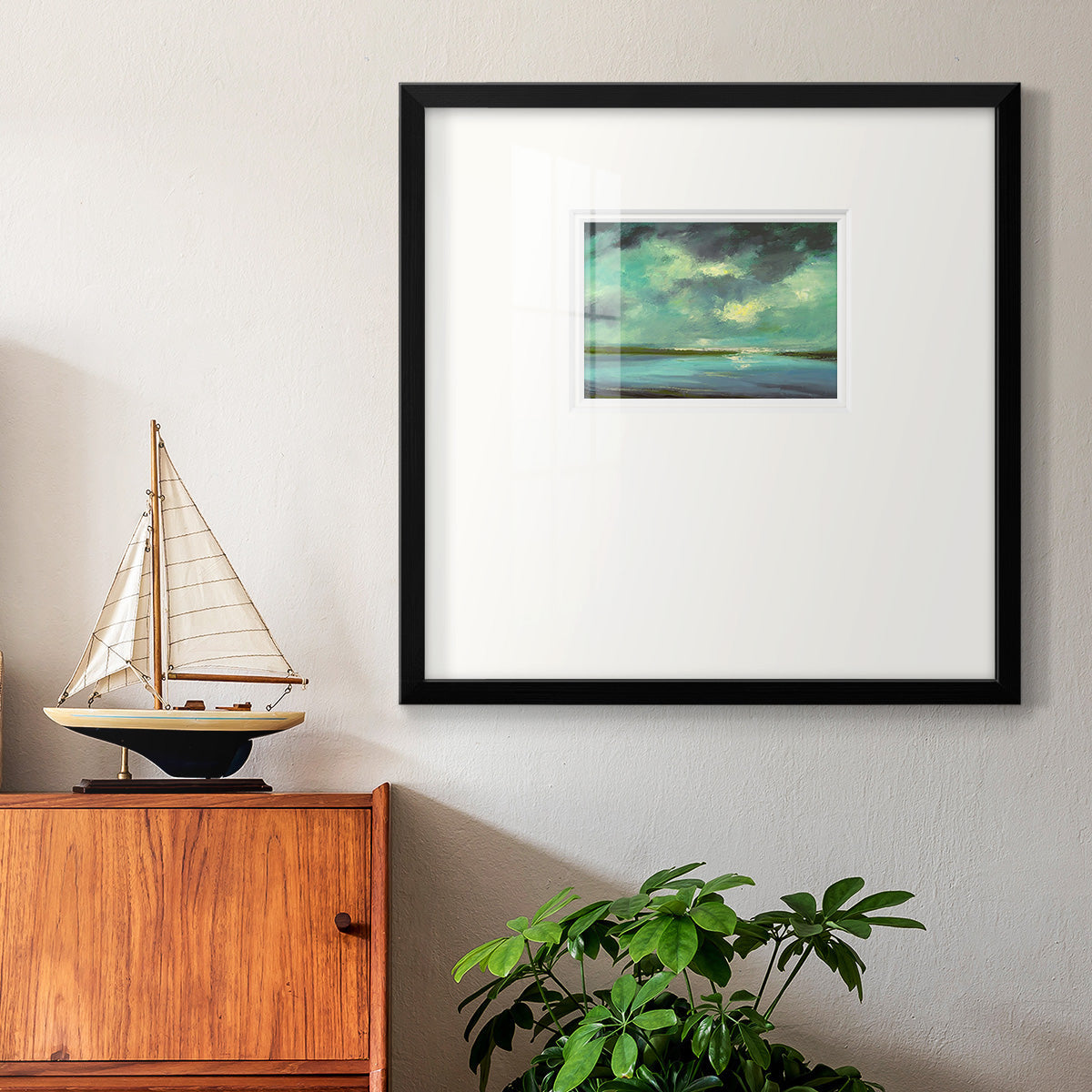 Lagoon Premium Framed Print Double Matboard