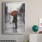 Caught in the Rain - Modern Framed Canvas Print