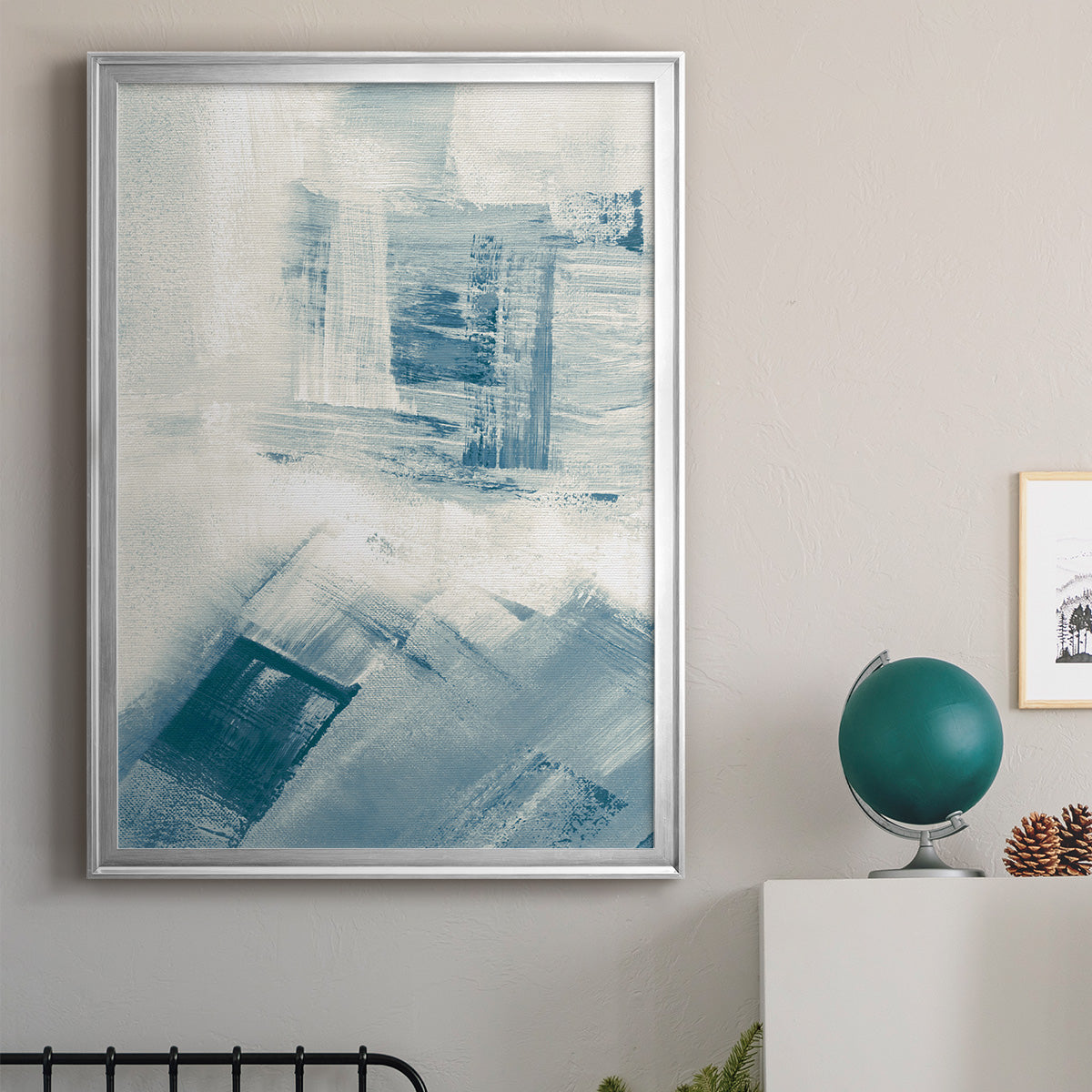 Wind Blown II - Modern Framed Canvas Print