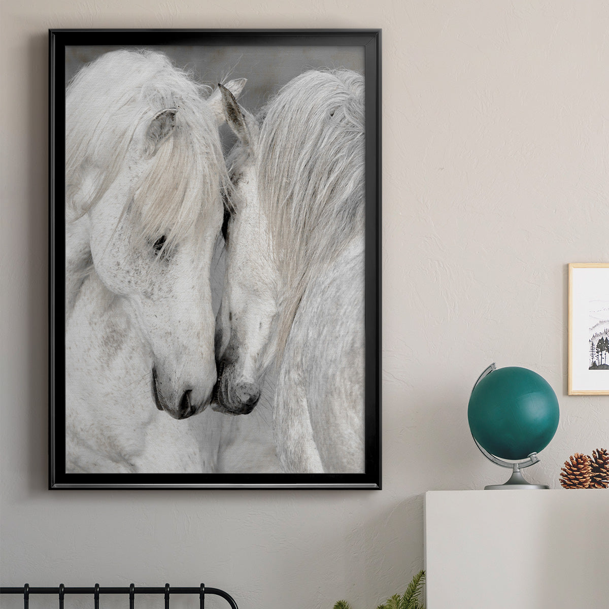 Affection II - Modern Framed Canvas Print