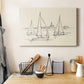 Coastal Contour Sketch II - Canvas Art Print