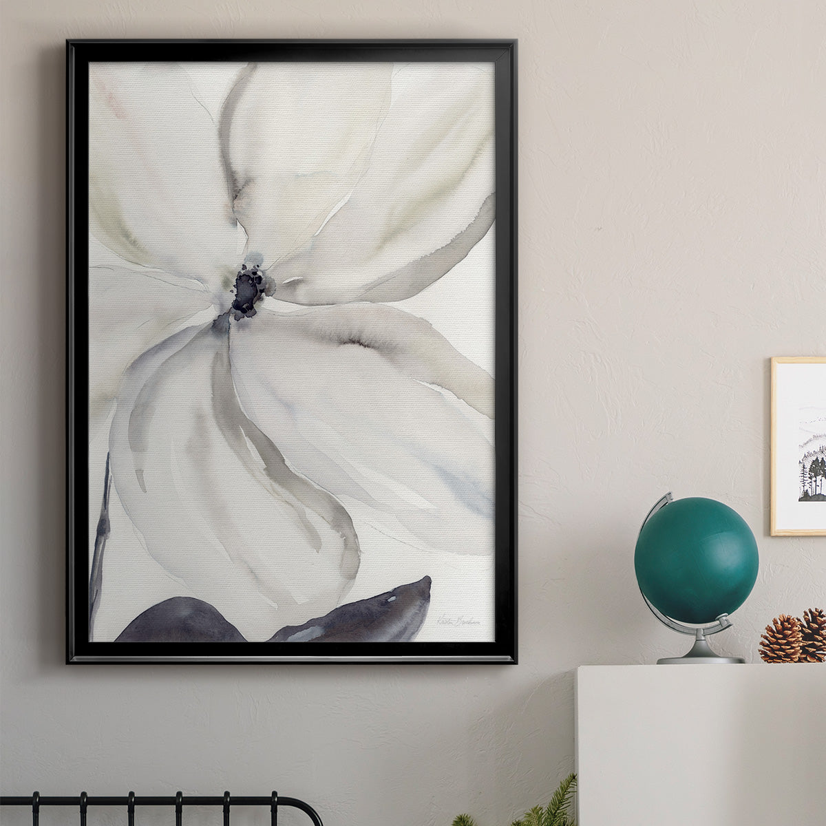 Daybreak Bloom I - Modern Framed Canvas Print