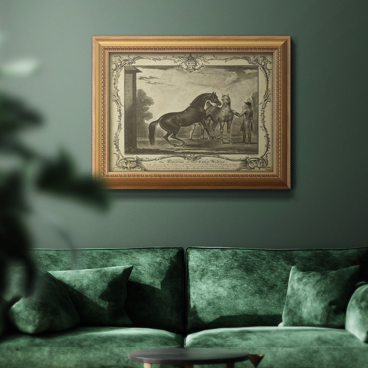 Distinguished Horses III Premium Framed Canvas- Ready to Hang