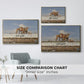 On the Banks of the Nile, Upper Egypt, 1876 - Floater Framed Canvas Print
