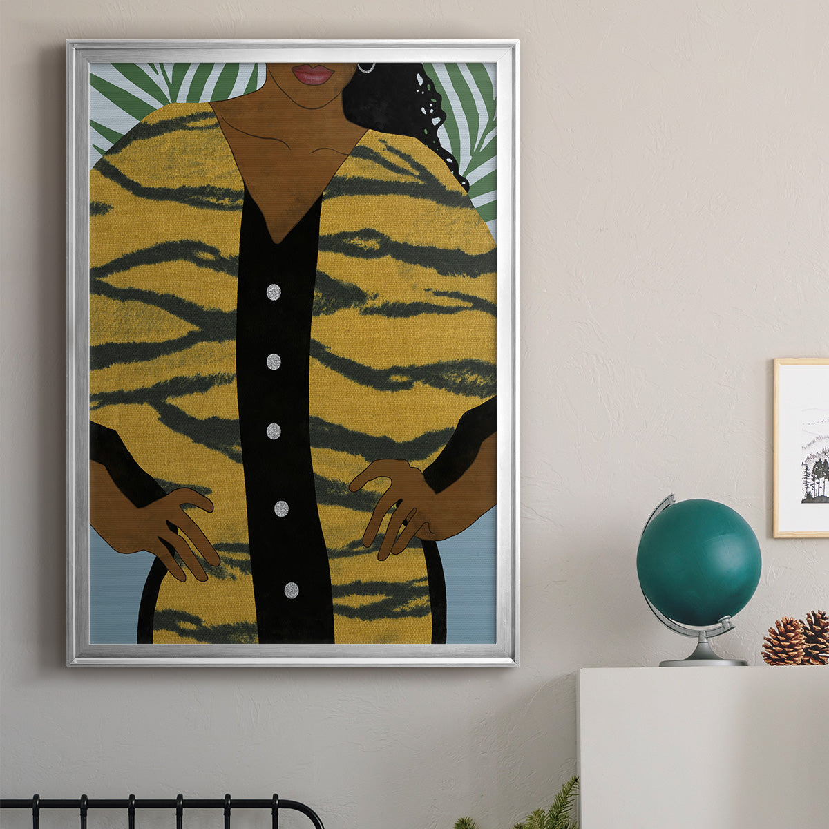 Her Style II - Modern Framed Canvas Print