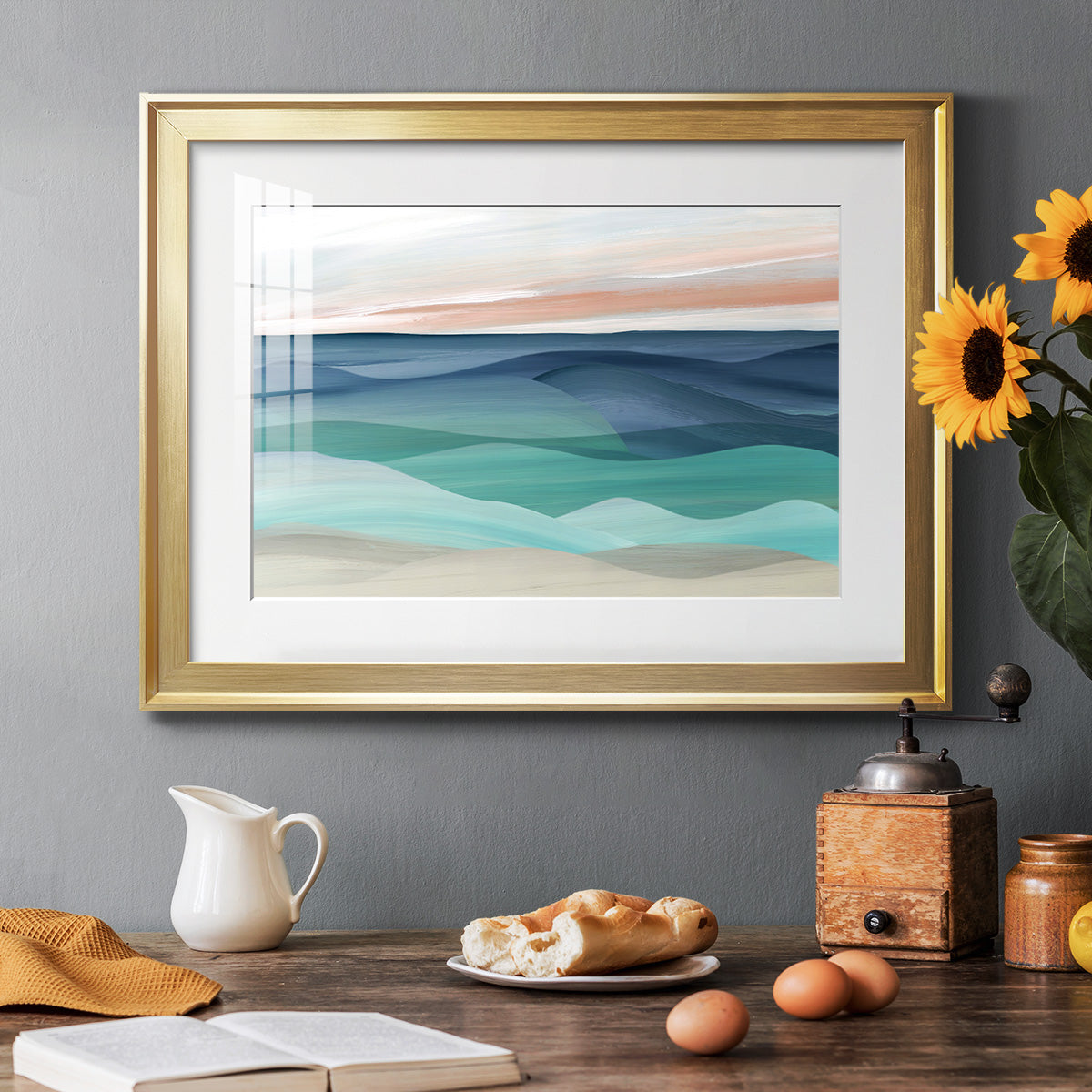 Shifting Seas Premium Framed Print - Ready to Hang