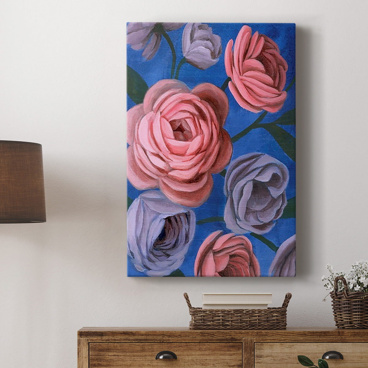 Layered Petals II - Canvas Art Print