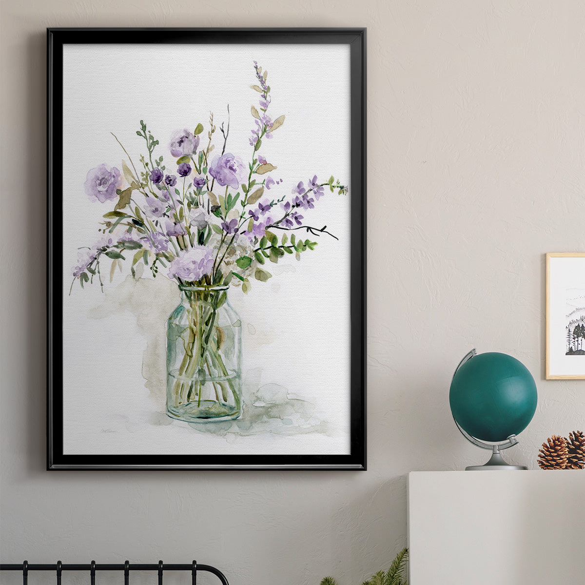 Purple Passion I - Modern Framed Canvas Print