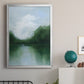 Mossy Reflections II - Modern Framed Canvas Print