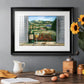 Tuscan White and Poppies Premium Framed Print - Ready to Hang